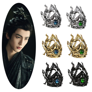 古装男冠cos头饰发冠仙侠奇幻敦煌男生影视剧男盘发束发发冠摄影