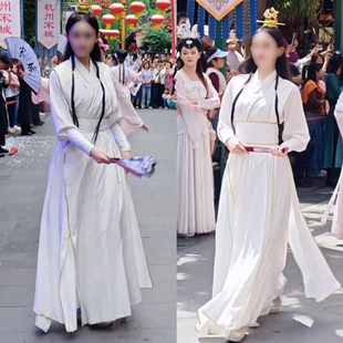 古装快闪舞蹈群舞古风侠客赵敏周芷若女景区女演出服群演舞蹈服