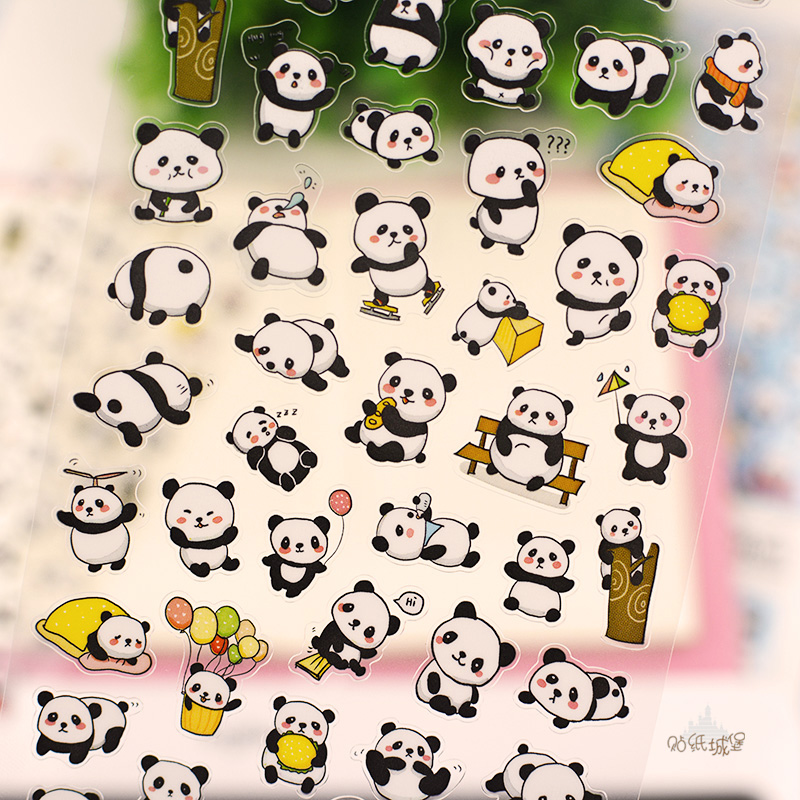 贴纸少女可爱儿童卡通防水无痕