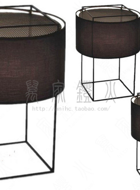 夏盟沙发床头台灯灯饰设计师灯饰灯具676T 光效投射床头酒店工程