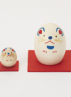 日本卯三郎天然木摆件