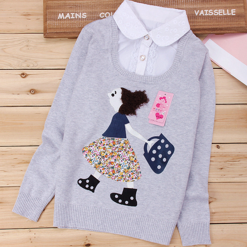 Pull fille THREE LITTLE FROG - Ref 2105751 Image 4