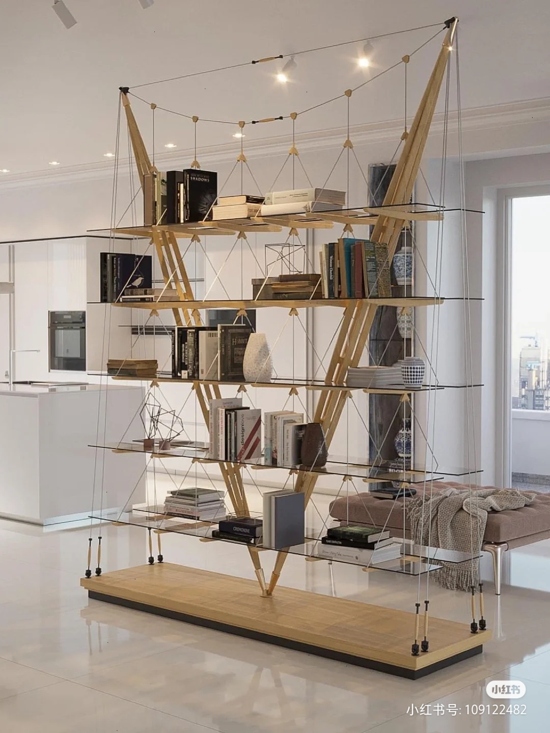 几十万的书架有多好看！Cassina帆船书架 高端定制工厂