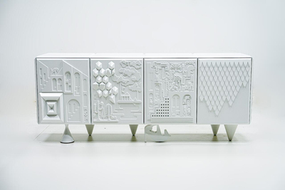 Tout va bien cabinet电视柜||浮雕电视柜，明星同款