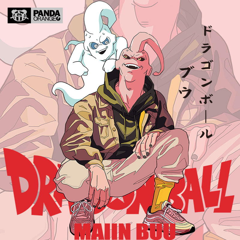 魔人布欧同款衣服七龙珠联名短袖动漫周边星球大战超级赛亚人T恤