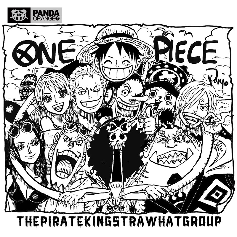 路飞联名t恤草帽一伙卡通动漫画索隆周边衣服学生情侣装百搭卫衣