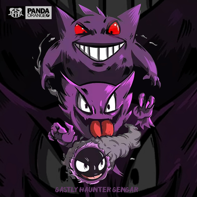 精灵宝可梦联名t恤卡通动漫周边衣服耿鬼斯通日系学生情侣装卫衣