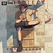 海贼王联名t恤卡通日系动漫画草帽团艾斯周边短袖 纯棉学生情侣装