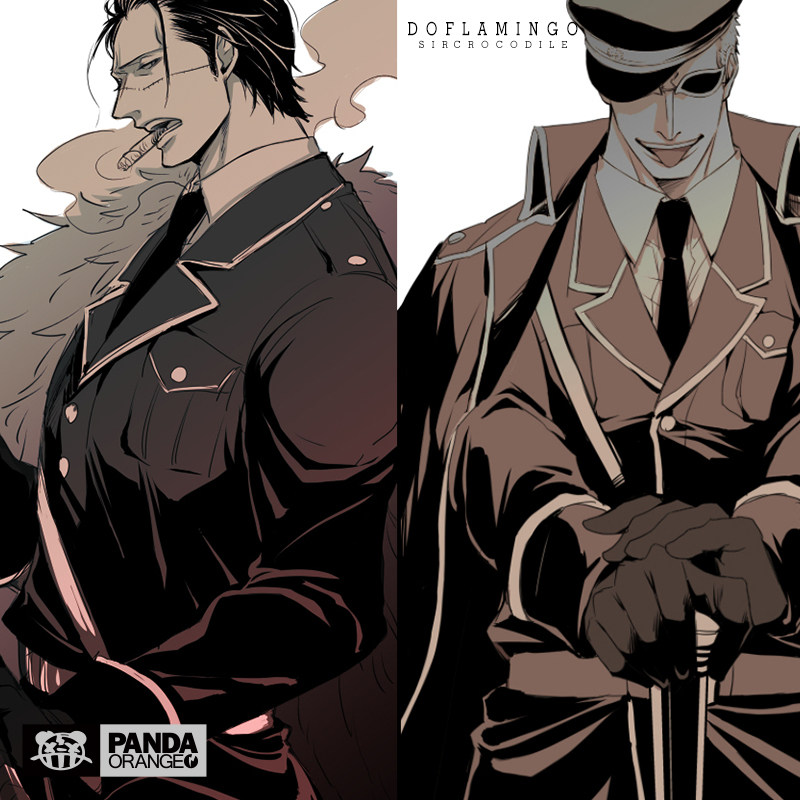 海贼王联名短袖卡通动漫画克洛克达尔多弗朗明哥周边学生情侣装潮