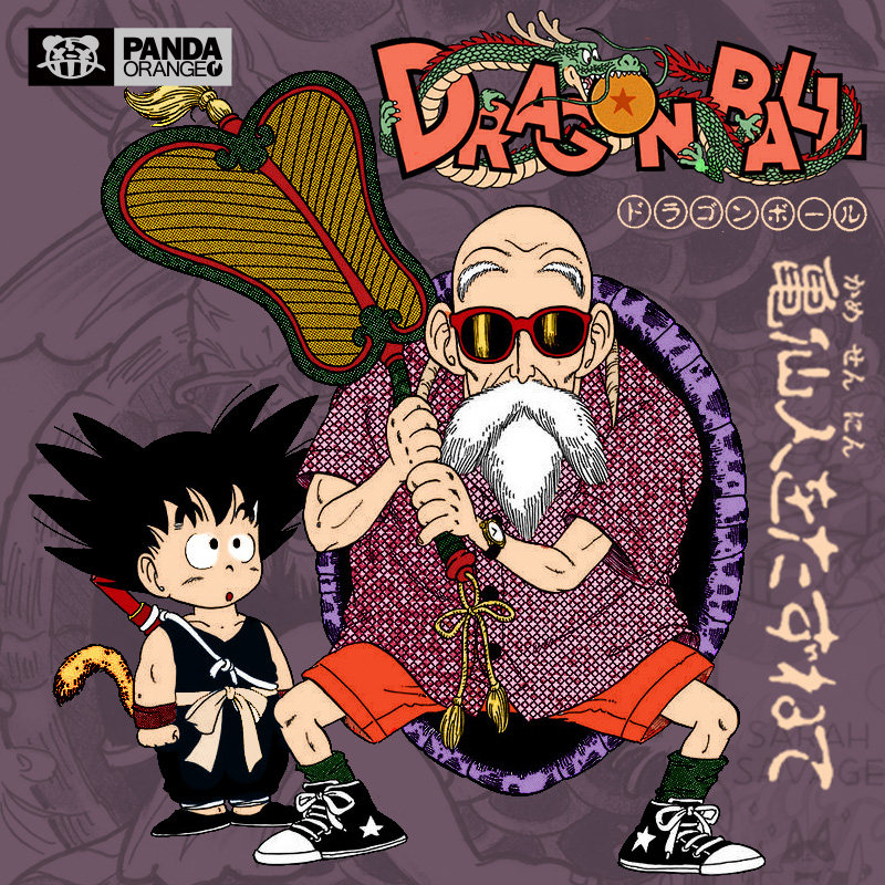 七龙珠T恤男动漫周边龟仙人小悟空联名打底衫衣服外套漫画卫衣