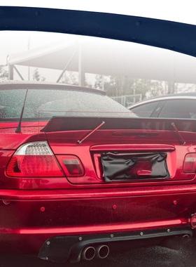 适用于98-05宝马M3 E46 2门车型改装火箭兔款尾翼定风翼导流板