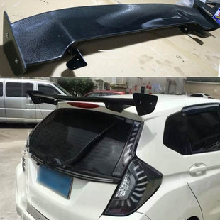 适用于本田飞度JS款 GK5改装顶翼两厢车通用雨燕高尔夫定风翼