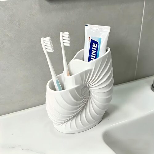 跨境新品Seashell-shaped Toothbrush Holder 海洋风牙刷架3d打印