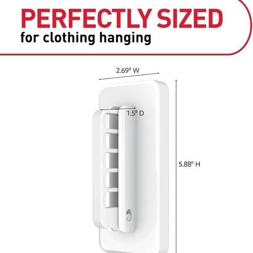 跨境新品 Folding Clothes Hanger 免打孔壁挂款置物折叠式衣架