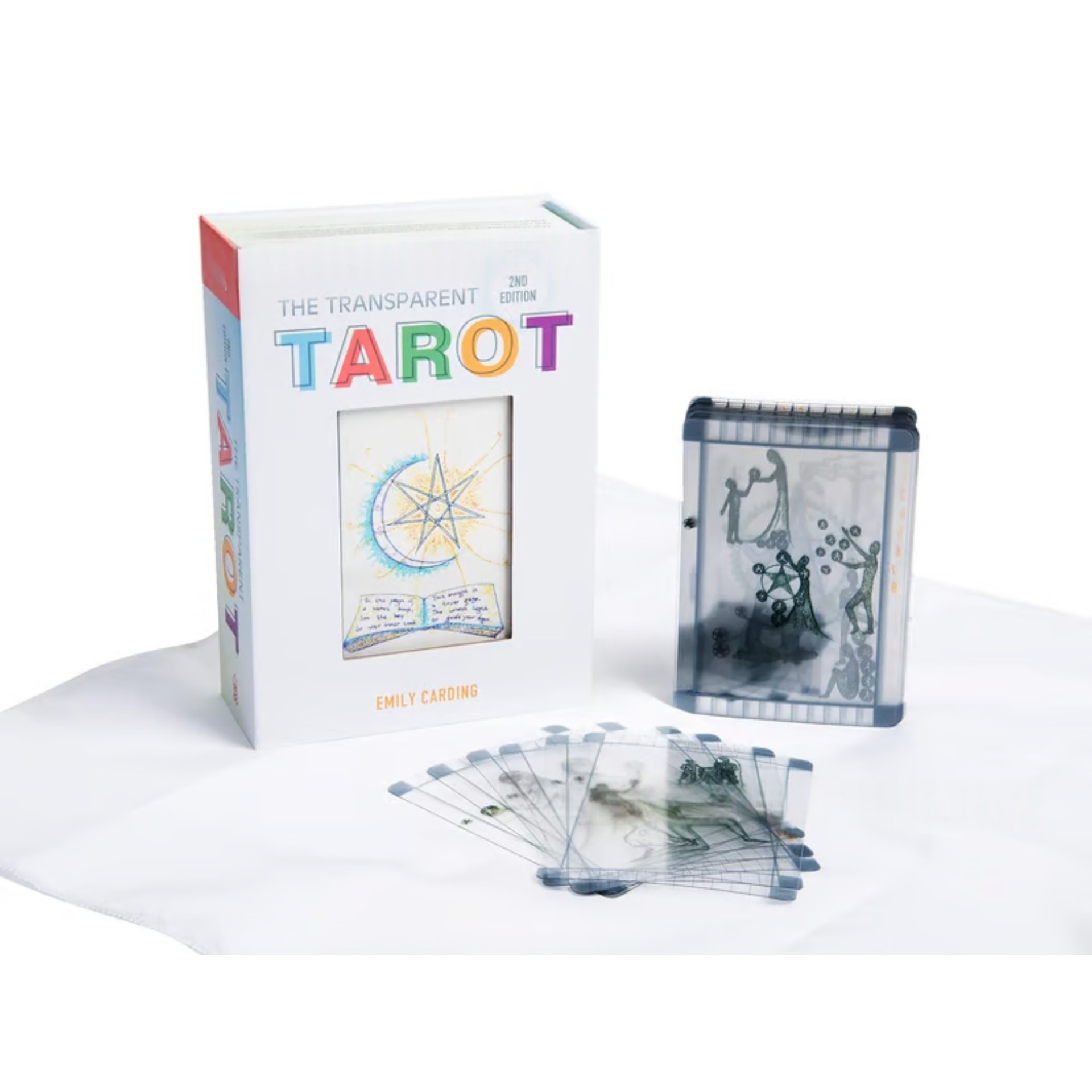 跨境创意新款 The Transparent Tarot家居星座透明塔罗牌游戏道具
