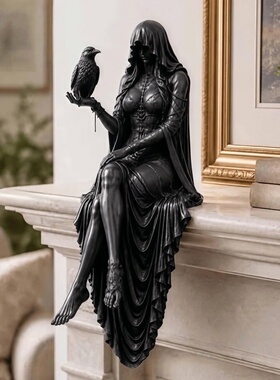 跨境新款Statue of Lady Death死亡女士雕像装饰创意摆件树脂工艺