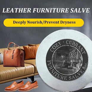 跨境Wise Owl Furniture Salve for Leather猫头鹰皮革家具油膏