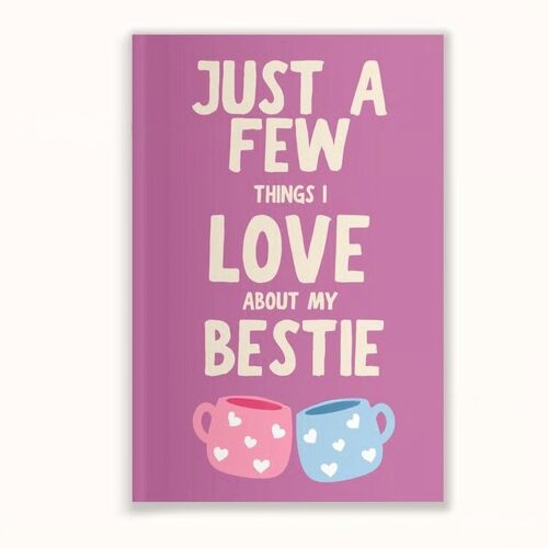 跨境新 Few Things I Love About My Bestie爱闺蜜的几件事笔记本