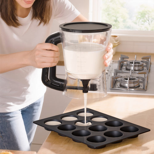 跨境BATTER DISPENSER杯子蛋糕专用面糊分配器面糊手持漏斗分液器