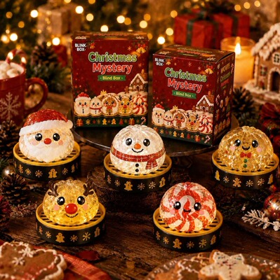 Christmas Squishy Dumplings MysteryBlind圣诞软绵饺子神秘盲盒