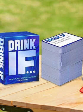 跨境新品 Drink IF... Hilarious Adult Drinking Game 饮酒游戏