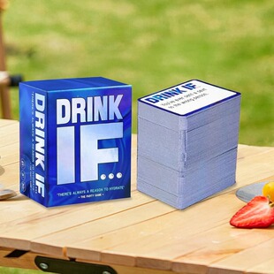 跨境新品 Drink IF... Hilarious Adult Drinking Game 饮酒游戏