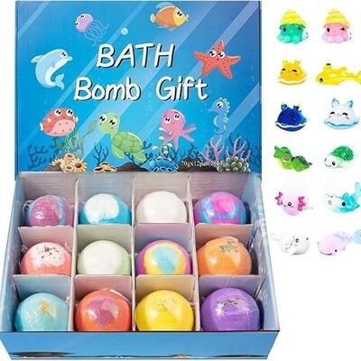DAYONG Bath Bombs Gift Set- 12 PcsDAYONG 玩具浴盐球炸弹礼物