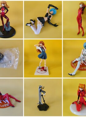 日版RAH寿屋figma 091 新世纪福音战士EVA 校服明日香 绫波丽手办