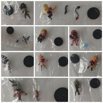 眼镜厂正版kufc筋肉人q版mini手办一套10款