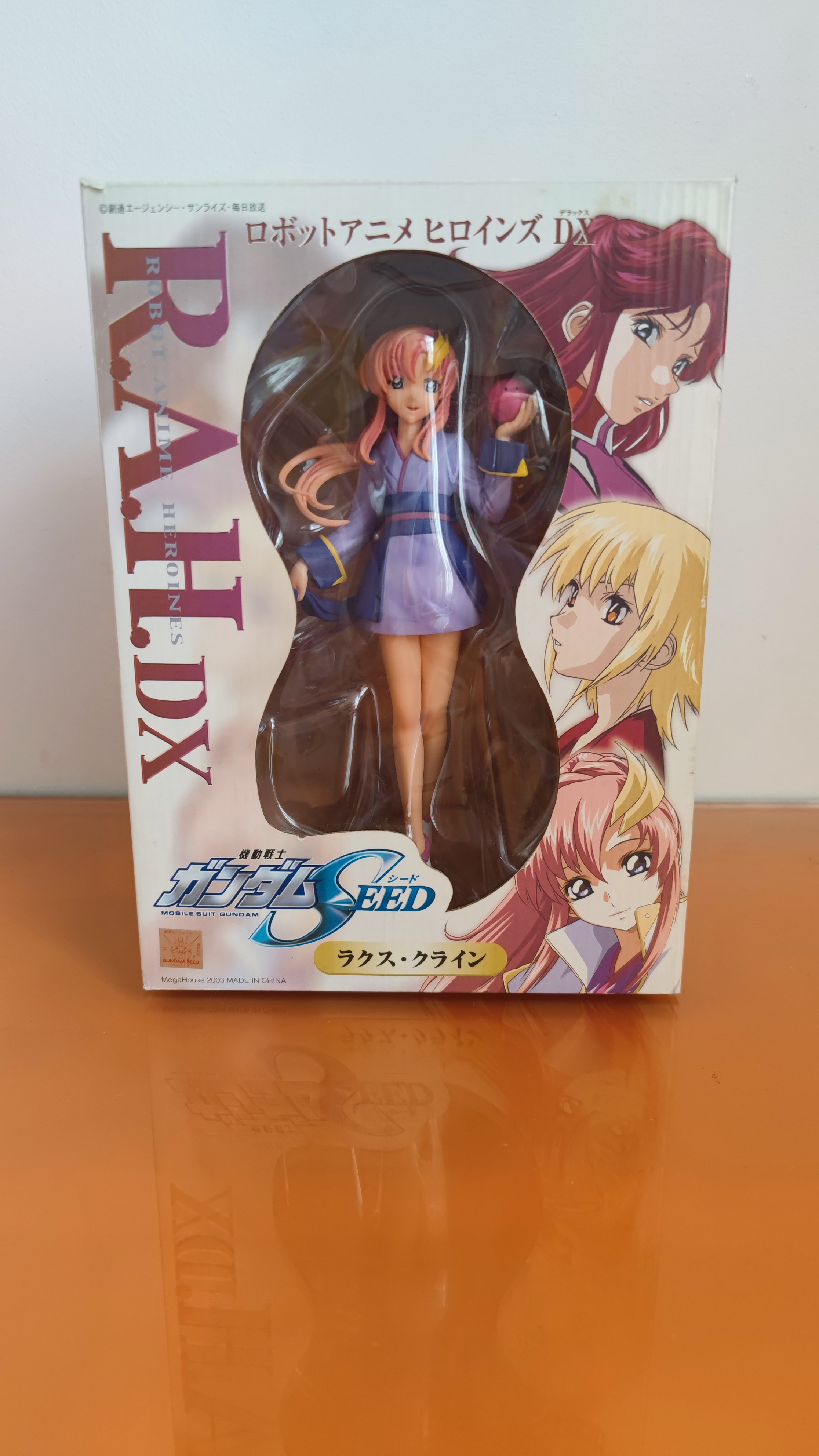 正版现货MegaHouseRAH DX高达SEED拉克丝卡嘉莉 芙蕾景品手办模型