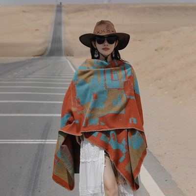 春秋夏季加厚旅行斗篷民族