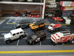 火柴盒 合金车模 消防车 越野车 警车装甲车 散货 口袋车儿童玩具