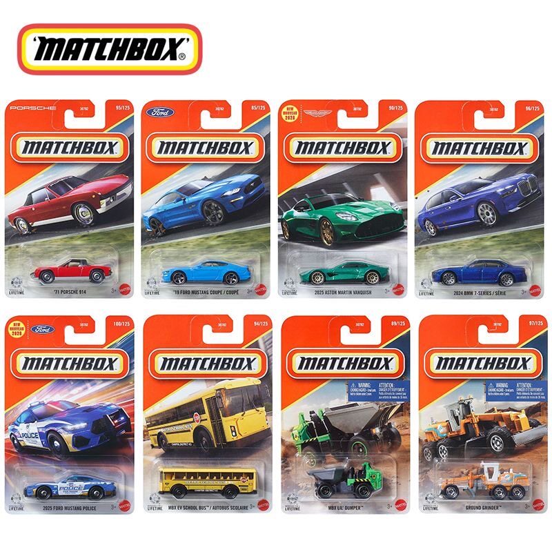 火柴盒matchbox 30782 2026J新款小车合金车模宝马野马校车保时捷图片