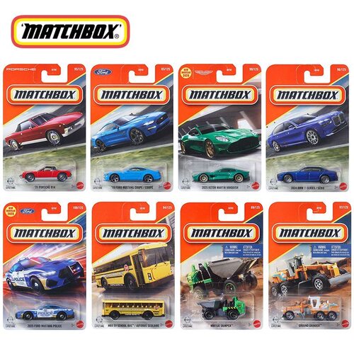 火柴盒matchbox 30782 2026J新款小车合金车模宝马野马校车保时捷
