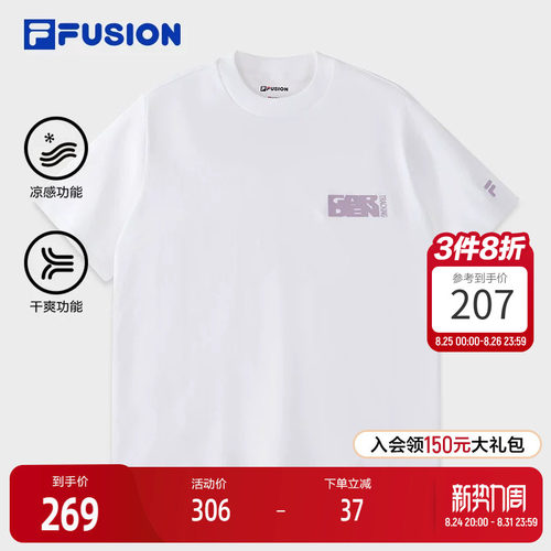 FILAFUSION斐乐女子短袖T