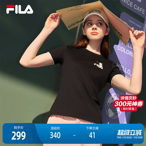 FILA斐乐女士针织短袖衫