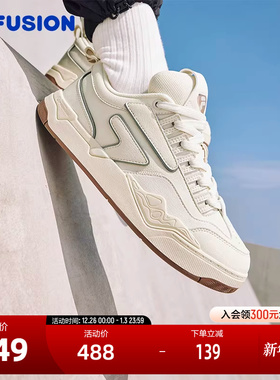 FILA FUSION斐乐潮牌NOLLIE专业滑板鞋女2024春新款豚跃鞋运动鞋
