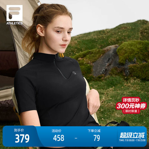 FILA斐乐女士针织短袖衫
