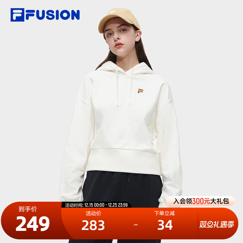 FILAFUSION斐乐女子连帽卫衣