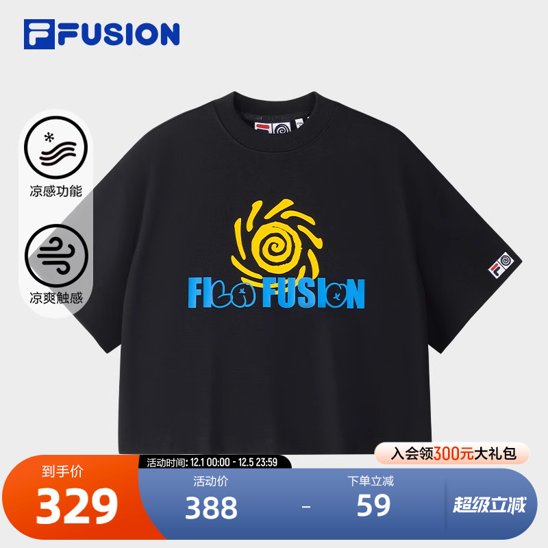 FILAFUSION斐乐女子短袖T