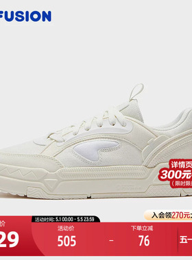FILA FUSION斐乐潮牌女鞋BANK DX CVS板鞋2024秋季新款休闲滑板鞋