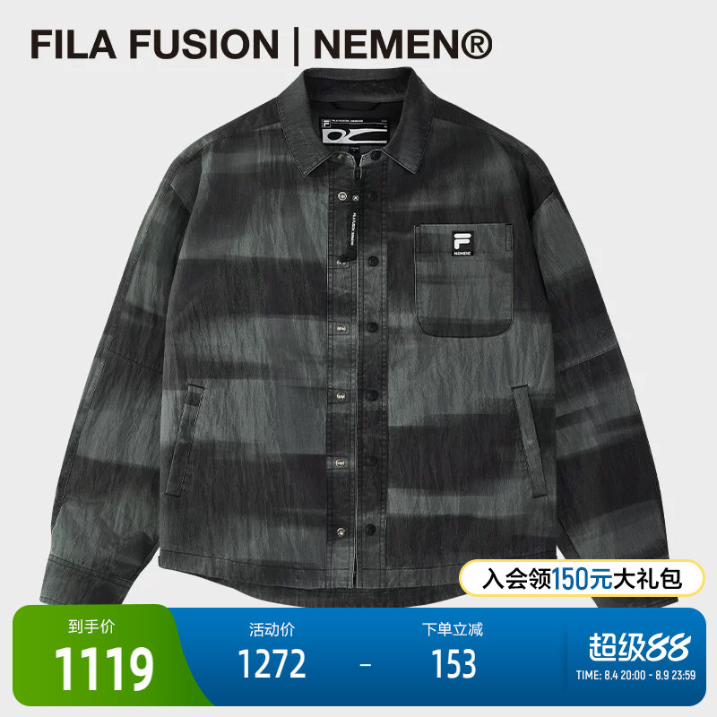 FILAFUSION斐乐男子梭织上衣