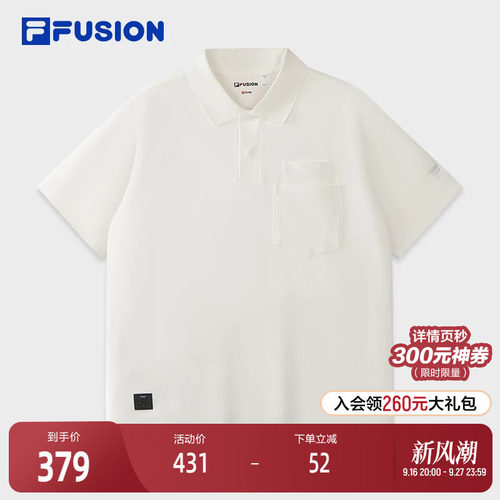 FILAFUSION斐乐潮牌短袖POLO