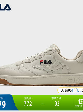 FILA 斐乐官方女鞋FX-100 摩登板鞋2025冬季新款时尚休闲鞋运动鞋