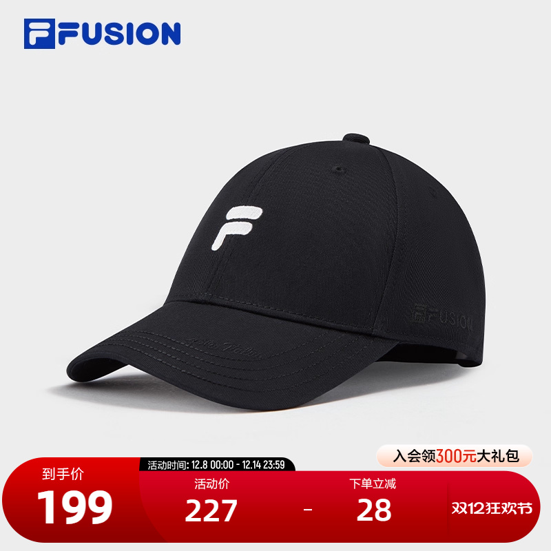 【白白帽】FILA FUSION斐乐帽子情侣棒球帽女款2025新款鸭舌帽男