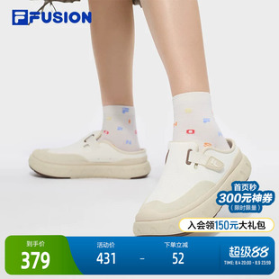 FILA FUSION斐乐潮牌PISA FLAT SANDAL女鞋2026夏季新款甜筒凉鞋