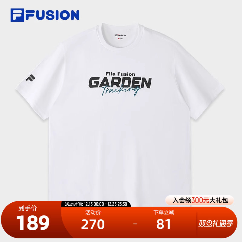 FILAFUSION斐乐男士针织短袖衫