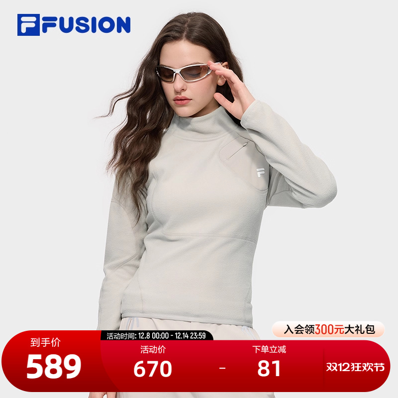 FILAFUSION斐乐女子套头卫衣