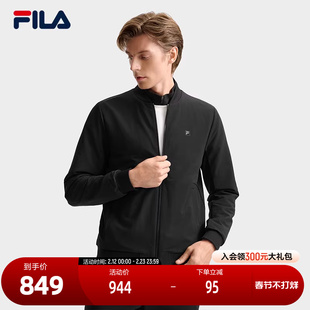 FILA 斐乐官方男士梭织外套2025冬新款商务通勤夹克基础休闲外套