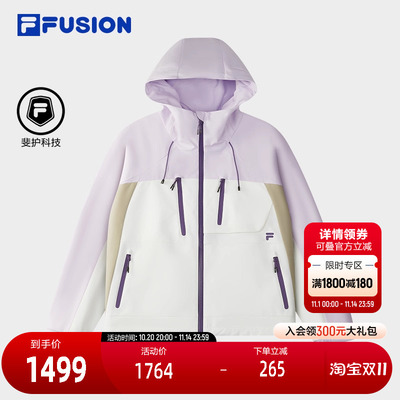 FILAFUSION斐乐女子梭织上衣